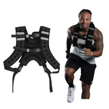 MIKOLO Weighted Vest, 8lb/12lb/16lb Weight Vest for Women & Men, Weight Vest with Reflective Stripe for Walking, Running, Strength Training & Workout(16lb)