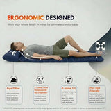 VALEHOWL 1.8 Pounds Ultralight Camping Sleeping Pad - R-Value 3.0 for 4 Seasons, Durable & 100% Waterproof Outdoor Air Mattress, Compact Sleeping Mat for Hiking, Backpacking, Travel