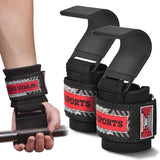 Weight Lifting Hooks for Men & Women (Pair) – Heavy Duty Wrist Support Straps with Hooks for Deadlifts, Pull Ups, Shrugs – Gym Lifting Straps with Grip Assist