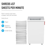 IDEAL 2465 P-4 Cross-Cut Deskside Commercial Paper Shredder