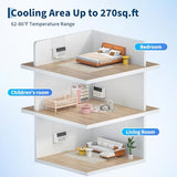 GarveeHome U-Shaped Window Air Conditioner 6000 BTU Fixed Frequency, Ultra Quiet, Open Window Flexibility, Remote Control, Cools 269 Sq.Ft., Ideal for Bedroom Living Room Home Office