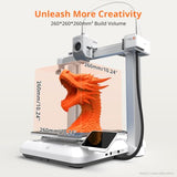 ANYCUBIC Kobra 4 3D Printer with Auto Leveling, High-Speed FDM Printer
