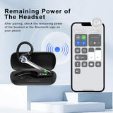 Bluetooth Headset, Wireless Bluetooth Earpiece with 500mAh Charging Case