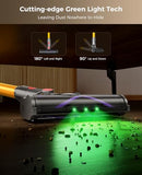 SVHT Cordless Vacuum Cleaner, 450W 40KPA Vacuum Cleaners for Home, 45Mins Lightweight Stick Vacuum with Advanced Green Light Tech, Rechargeable Battery Vacuum for Carpet,Pet Hair,Hardwood Floor