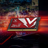 TEAMGROUP T-Force Zeus DDR4 SODIMM 32GB (1x32GB) 3200MHz (PC4-25600) 260 Pin CL22 Laptop Memory Module Ram