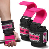 WYOX Weight Lifting Hooks for Men & Women (Pair) – Heavy Duty Wrist Support Straps with Hooks for Deadlifts, Pull Ups, Shrugs – Gym Lifting Straps with Grip