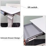 Lecterns Podium Mobile Laptop Lectern Podium Stand, Height Adjustable Podium Pulpits