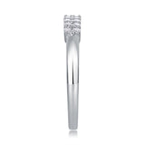 Oseew Created Diamond gold Engagement Ring band