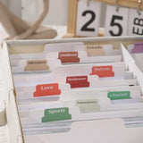Aokeyee 2PC Photo Storage Box - Photo Organizer Box for 4x6 Pictures, Photo Boxes with Dividers & Labels, Holds 3400+ Photos
