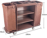 Heavy-Du Rolling Service Cart for Hotels, Laundry Trolley, Utili Cart with Wheels, Commercial Cleaning Cart, Multi-Purpose Sto Solut for Easy nizat