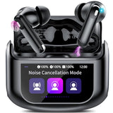 Wireless Earbuds, Bluetooth 5.4 Headphones with Multifunctional Touch Screen
