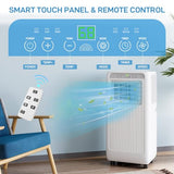Portable Air Conditioners, 10,000 BTU Room AC Unit Portable With Remote Controller,Up to 450 Sq.Ft, White