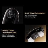 ATK Dragonfly A9 MINI+ Wireless Gaming Mouse, PAW3955 Master Sensor, DPI up to 50,000, 39g Ultra-Lightweight, 8K Polling, 200 Hr Battery Life, All-New Nano Coating, Dual-Mode 2.4G/Wired - Pink