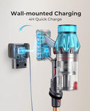 Cordless Vacuum Cleaner 650W/55Kpa, Stick Vacuum Cleaners 70 Mins Max Runtime with Charging Dock, Self-Standing Handheld Vacuum with Touch Display, 6-in-1 Vacuum Cleaner for Carpet/Hard Floor/Pet Hair