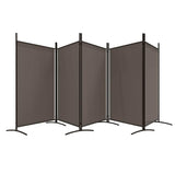 5-Panel Room Divider Anthracite 170.5"x70.9" Fabric Privacy Screen