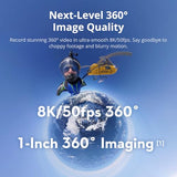 DJI Osmo 360 Standard Combo, 360 Action Camera | 1-Inch 360° Imaging