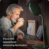 Lumie Task - 10,000 Lux Adjustable Bright Light Therapy Desk Lamp for Mood and Energy Boost and Winter Blues Relief