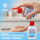 Latalia Mini Hand Sanitizer Travel Size Bulk Pack of 96 | 80% Alcohol Gel Unscented Non Drying Moisturizing For Non-Sticky
