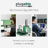Plugable Dual DisplayPort & HDMI Docking Station - USB 3.0 & USB-C Laptop Dock for Dual Monitors, DisplayLink