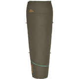 Kelty Rambler 50 Degree Synthetic Sleeping Bag – 3 Season Semi-Rectangular Camping Sleeping Bag, Unzips to Blanket for 2, Anti-Snag Zipper, Designed in Sunny Colorado, 2022 (Peat Green)