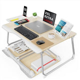 Extra Large 25.6" x 19.3" Portable Floor Stand Laptop Desk Table for Adult,Kids, Wood Bed Tray Table Lap Desk Visit the SAIJI Store