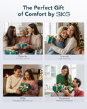 SKG G7 Pro Fold Neck Massager for Pain Relief Deep Tissue Vibration Cordless Travel Massager,Foldable Neck Massager for Office Home Car Gifts for Men Women Dad Mom Grandpa