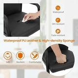 SLKJChr Leather Office Guest Chair, Guest Conference Room Chair, 600 LBS Capacity High Back Reception Chair