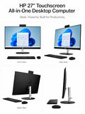 HP 27" Touchscreen All-in-One Desktop Computer, AMD Ryzen 7 7730U