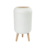 SEUOKMN Bathroom Waste Bins Press-Type Trash Can Household Dustbin Box Kitchen Garbage Paper Basket
