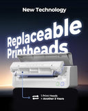 Replaceable Print-Head Bluetooth Thermal Label Printer with Paper Holder