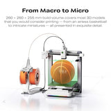 Creality SPARKX i7 Combo 3D Printer Bundle with Creality RFID PLA White Hyper