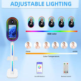 Aookely Mirror Photo Booth Machine with Instant DSLR Camera and Printer