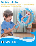 WhalesBot A1 Coding Toy for Kids, Building Block Robot, Fun STEM Toy with Magnetic Controller and Sensor Blocks, Screen-Free Coding with 3 Guide Books for Kids 3-6