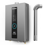 Tankless Water Heater, Novieex On Demand Water Heater Propane Gas, Up to 4.75 GPM, 100000 BTU Instant with LED Display, Indoor Installation, 2-4 Point Use for Family Bathroom Kitchen