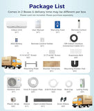 17000 BTU Mini Split AC/Heating System - Pre-charged Split Air Conditioner with Heat Pump, 17 SEER2, 230V Energy Efficient