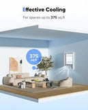 6000 BTU Window Air Conditioner, Cools up to 375 Sq. Ft., WIFI Enabled Energy Saving Window AC, Remote & App Control & Timer Function & Easy Install Kit, Perfect for Small Bedroom, Living Room