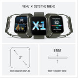 Garmin Venu® X1, Thin & Lightweight Smartwatch, 51mm, Moss