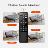 Amada Split King Adjustable Bed Frame and 14 Inch Cooling Gel Memory Foam Mattress Set