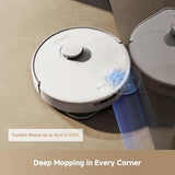 MOVA P50 Ultra Robot Vacuum Cleaner with Flexible Mop, 19,000 Pa Suction Power