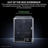 Creality K1C 3D Printer, 2024 New Version 3D Printers with 600mm/s Fast Printing Speed and Clog-Free Direct Extruder