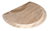 Semi-Circle 3' x 4 x 1/2" Thick, Driftwood, Salon and Barber Mat