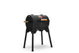 Boom Outdoor BBQ Charcoal Grill, Black Steel, Backyard Barbecue Cooking