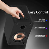 Computer Speakers for Desktop and Laptop, 30W RMS Bluetooth Bookshelf Speakers with 3‘ Aluminum Drivers