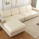 UWWGKK Waterproof Couch Covers, Stretch Couch Covers with Dirt-Resistant for Sectional Sofa,L Shape Sofa,Waterproof White Large Single Seat(1 Pcs for Large)