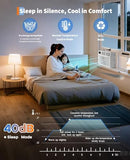 12000 BTU Window Air Conditioner with WiFi, Window AC Unit Cools Up to 550 Sq. Ft., Energy Saving with Remote & App Control & Timer Function, Perfect for Medium Rooms, Living Room, Office