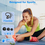 Wireless Earbuds Sport, NEW Bluetooth 5.4 Headphones with Earhooks