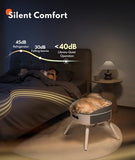 HomeRunPet Pet-Safe Space Heater with Heated Cat Bed - 2-in-1 Ceramic Heater for Room & Pets, 1300W Fast Heat, Energy Saving