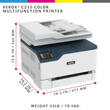 Wireless Printer - 24ppm Color Laser All in One Multifunction Printer with Automatic 2-Sided Printing, Home