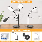 Sailstar Desk Lamp for Home Office, Small Desk Lamp with Wireless Charger,