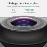 Video Doorbell Camera Wireless, 180° Wide View, 2K HD, No Subscription, AI Human Detection, Head-to-Toe, HDR Night Vision